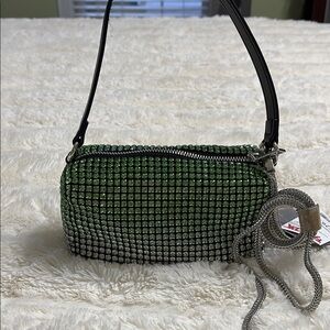 NWT Green and Silver Women's Bag